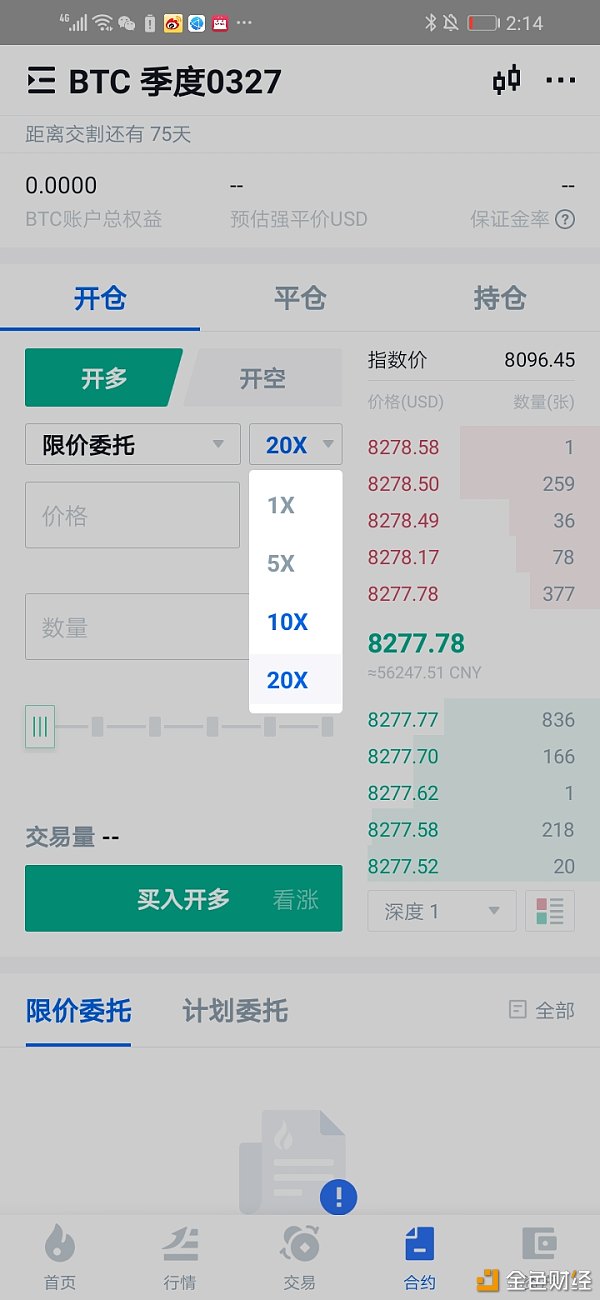 币泰全方位布局永续合约金本位永续合约币本位